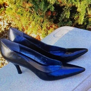 AGL Glossy Black Women's Heels